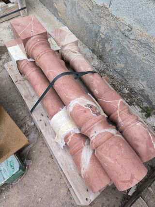 Baranda en piedra natural 