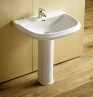 Lavabo grande con pie