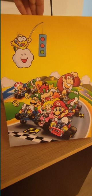 Tela Super Mário e Princesa Peach