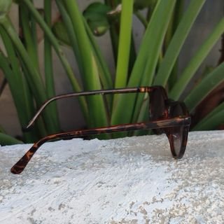 Gafas de sol redondas leopardo con cristal marrón