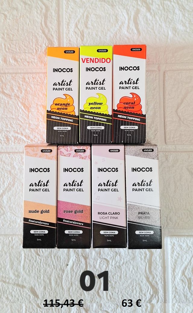 6 GELES PAINT INOCOS