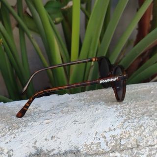 Gafas de sol redondas leopardo con cristal dorado