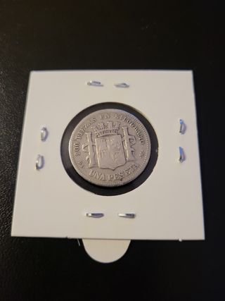1 peseta 1870 plata