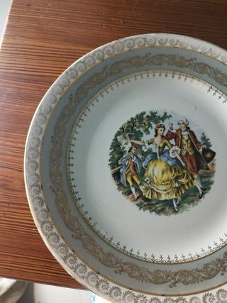 Plato Porcelana china Santander