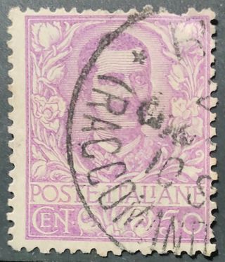 Regno 1901 floreale 50c. usato