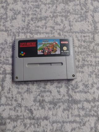Super mario kart snes Supernintendo 