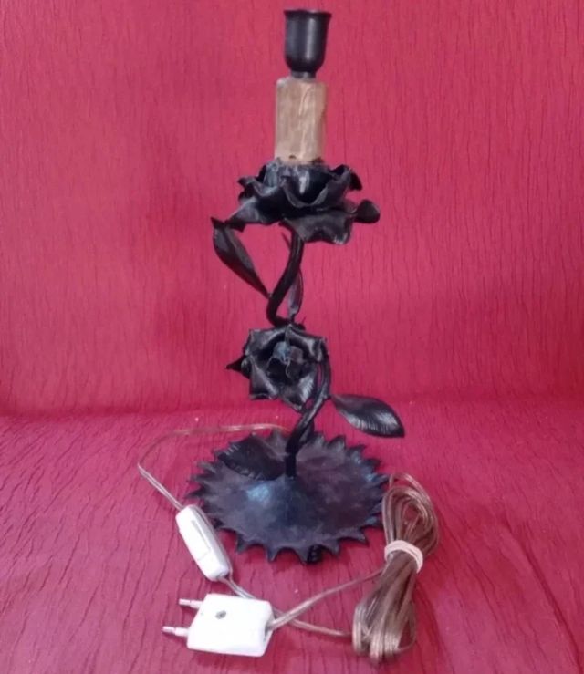 ANTICA LAMPADA A CANDELA VINTAGE ANNI '70