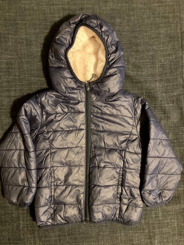 Plumón niños con corderito interior