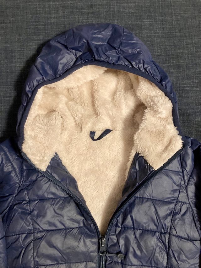 Plumón niños con corderito interior