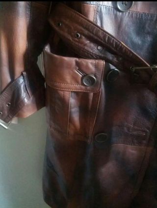 Chaqueta cuero Zara Vintage