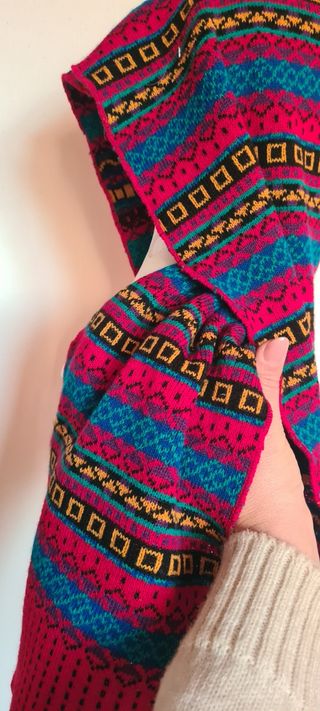 Sciarpa grande multicolpre