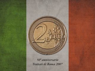 Moneta 2 euro - 50 anni trattati di Roma 2007
