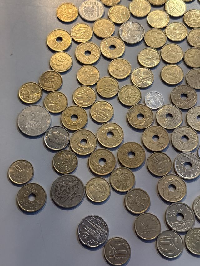 Monedas en pesetas