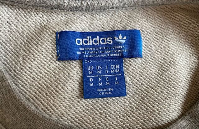 Felpa Adidas senza cappuccio