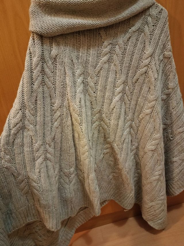 Jersey poncho capa Promod