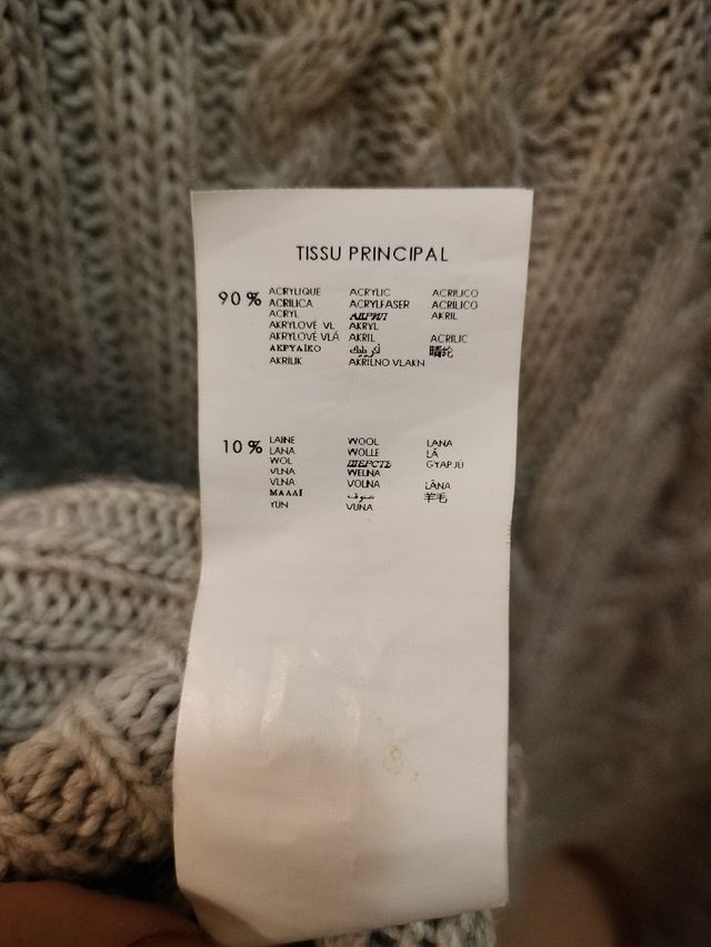 Jersey poncho capa Promod