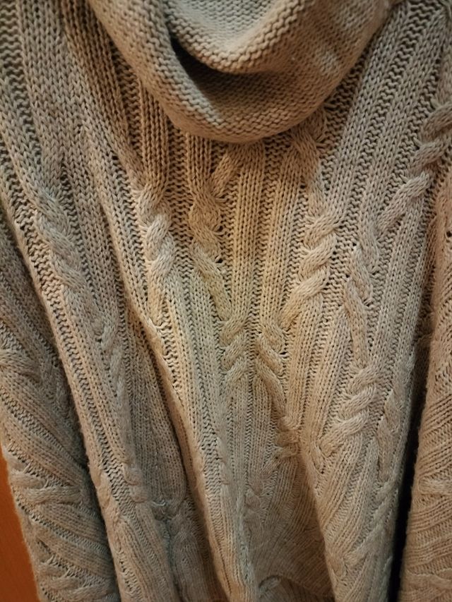 Jersey poncho capa Promod