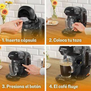 🟡 Cafetera Cápsulas Bosch