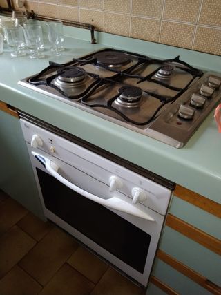 Cocina y horno de gas