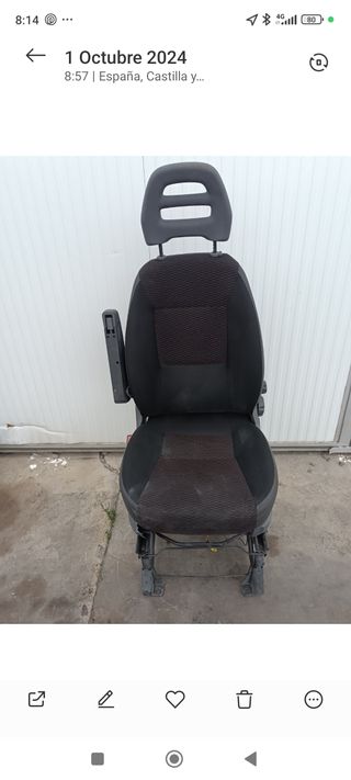 Asiento conductor Jumper, Boxer Ducato 