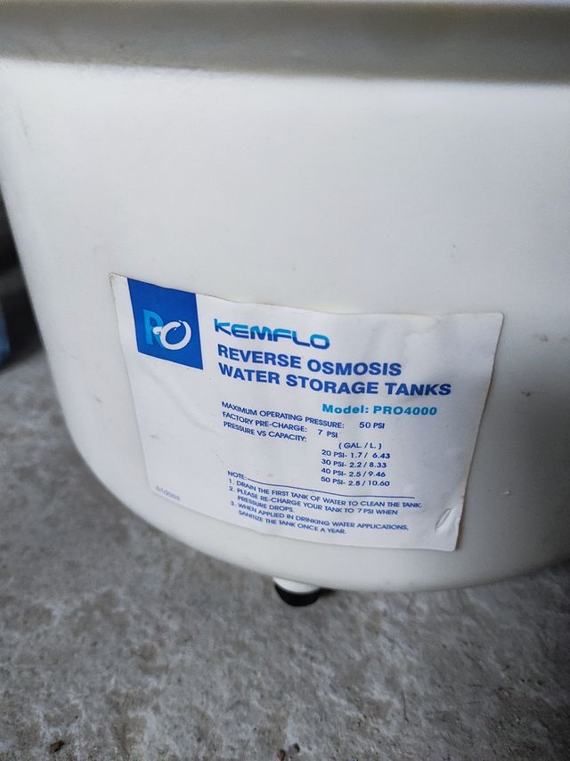 Aparato Osmosis Inversa más grifo 