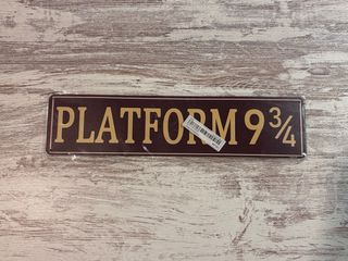 Cartel metal Harry Potter 