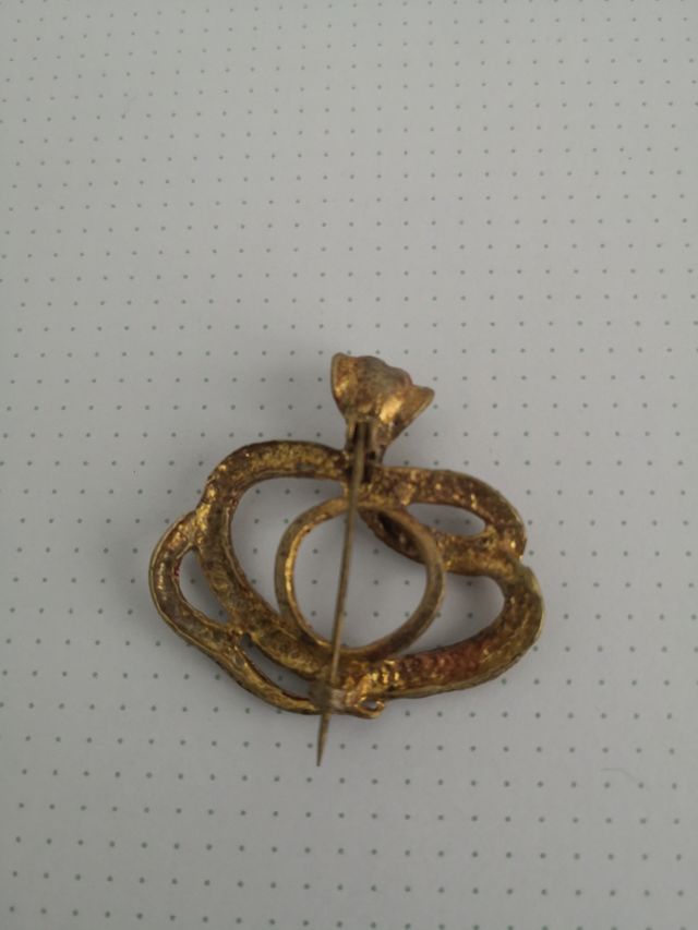Broche serpientes cobra