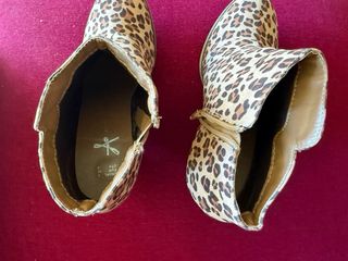 Botines estampado leopardo nuevos