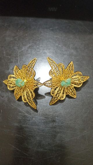 Joyas con baño de 24k
