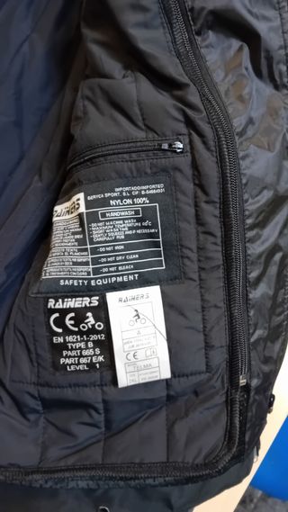Chaqueta invierno moto mujer