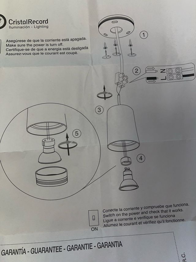 Focos decoración 2 und. 