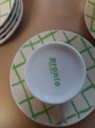 Juego de 6 tazas café 