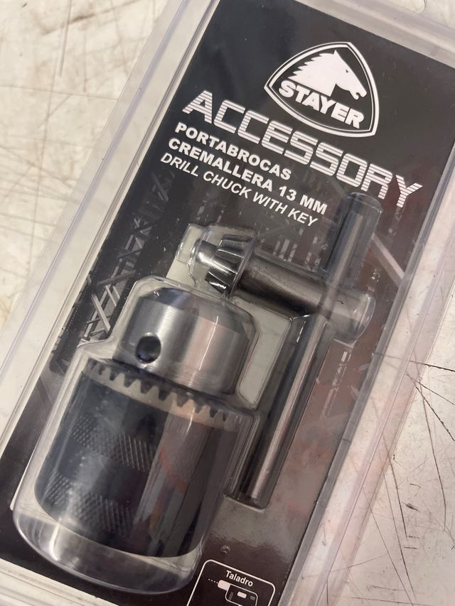 Portabrocas cremallera 13mm