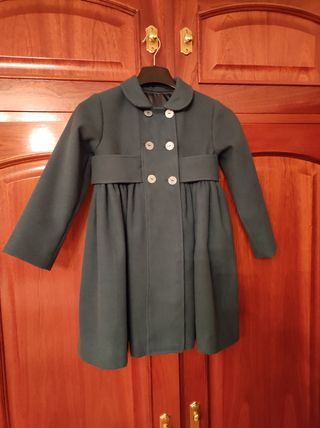 Abrigo de paño niña T 8