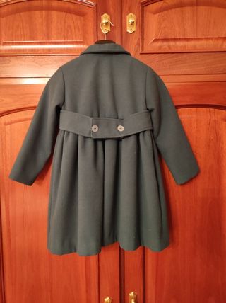 Abrigo de paño niña T 8