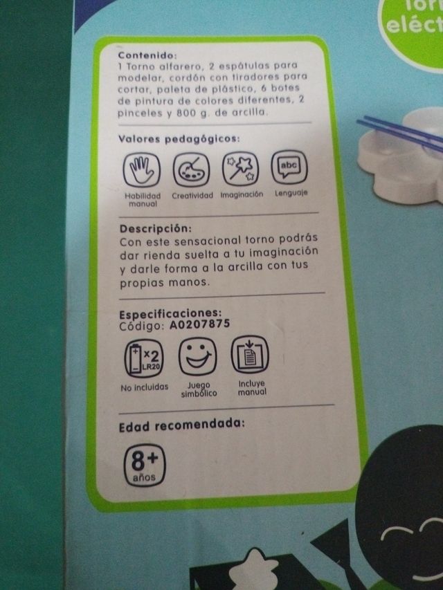 Juguete TORNO ALFARERO