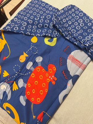 Sacco Copri piumone ikea double face con animali