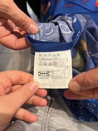 Sacco Copri piumone ikea double face con animali