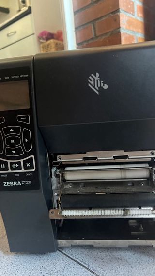 Impresora etiquetas termica y ribbon zebra y sato
