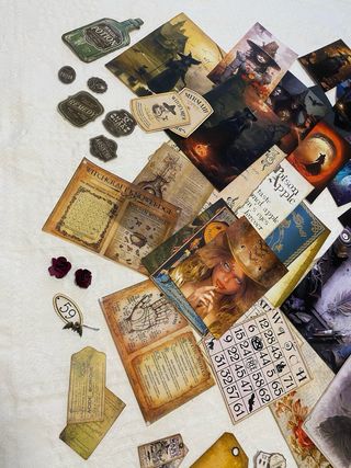 Kit lote 59 papeles junkjournal