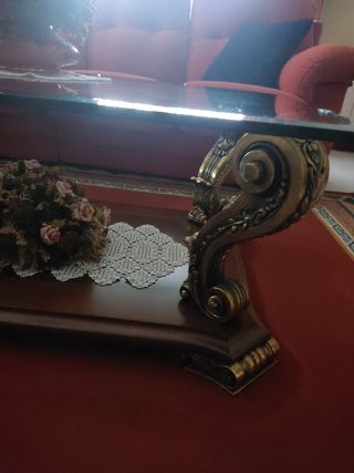 Mesa cristal comedor 