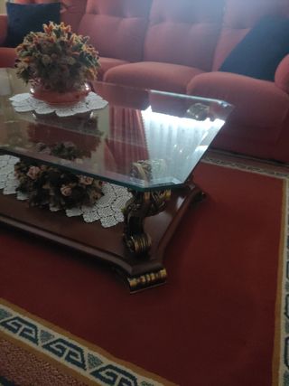 Mesa cristal comedor 