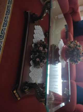 Mesa cristal comedor 