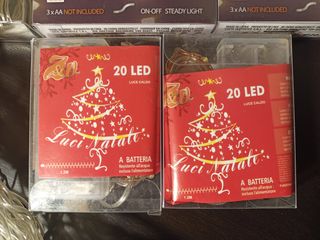 LOTTO Luci nano led Natale Presepe
