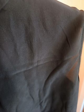 top seda vaposoro estilo gasa negro