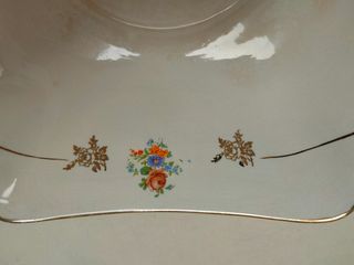 Antigua ensaladera de loza Cartuja