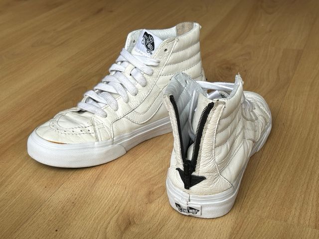 Zapatillas Vans 38 SK8 Hi leather zip