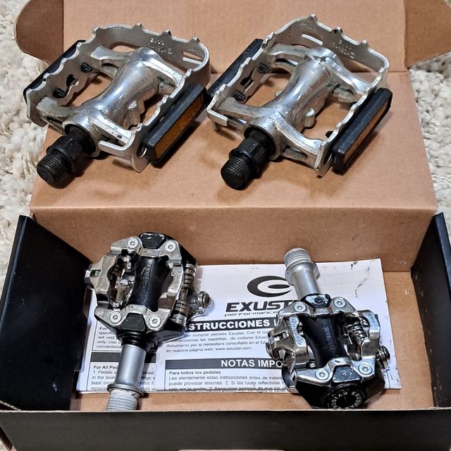 Pedales Exustar y VP components