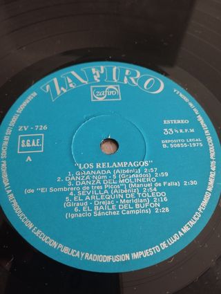 VINILO LOS RELÁMPAGOS