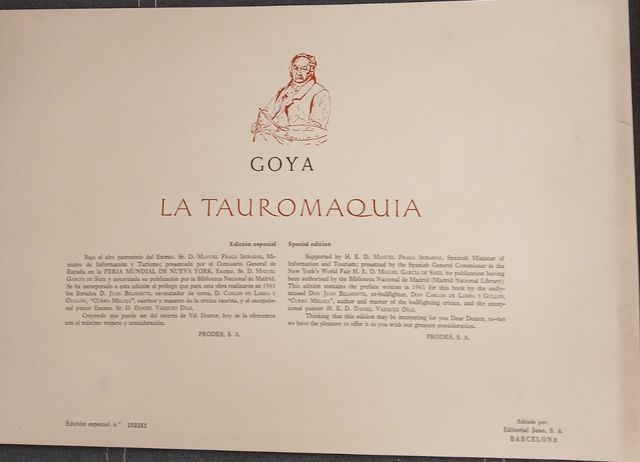 GOYA Y LA TAUROMAQUIA 